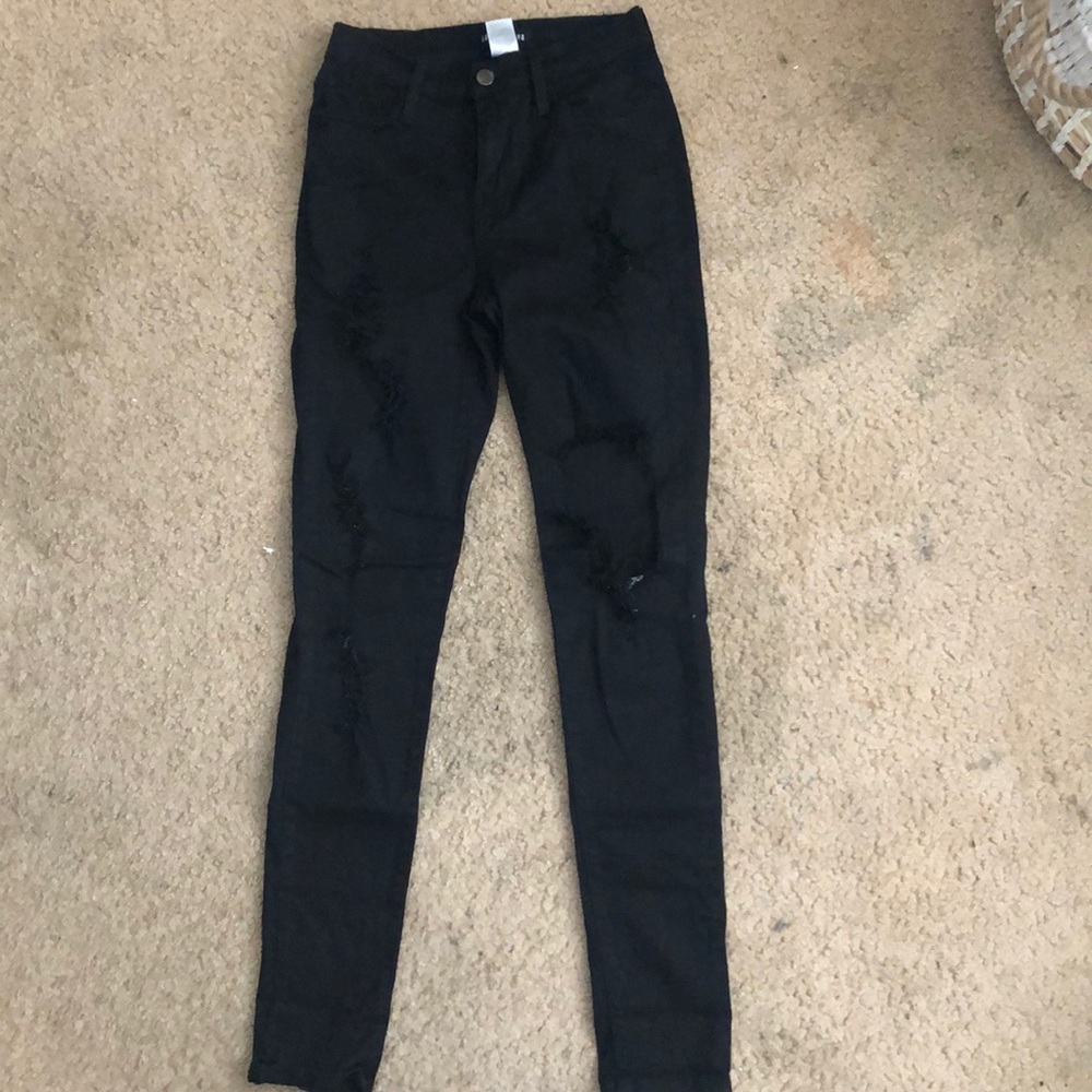 FASHION NOVA BLACK HIGH RISE JEANS